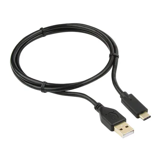 Кабель Type-C-USB 2.0, 1 м, CABLEXPERT, для подключения портативных устройств и периферии, CCP-USB2-AMCM-1M, CCP-USB2AMCM-1М, фото 1