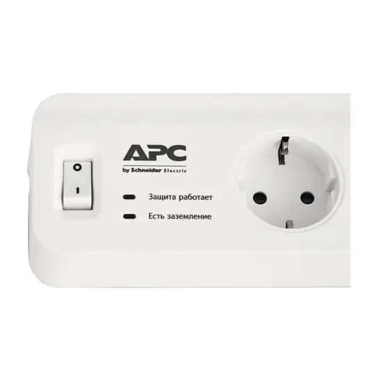 Сетевой фильтр APC PM5-RS, 5 розеток, 1,83 м, белый, фото 2
