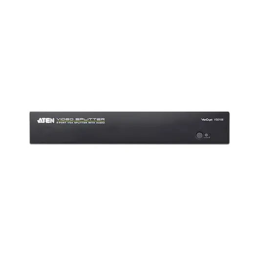Разветвитель SVGA ATEN, 8-портовый, для передачи цифрового аудио/видео, каскадируемый, VS0108, фото 2