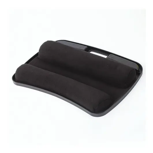Подставка-столик с мягкими подушками, для ноутбука и творчества BRAUBERG, 480х335 мм, черный, 512668, фото 8