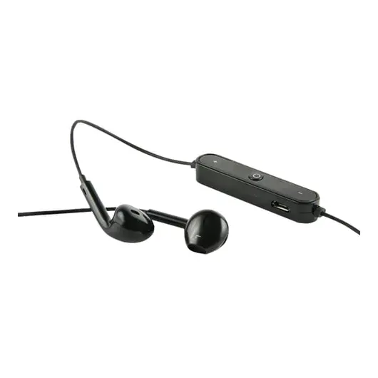Наушники с микрофоном (гарнитура) RED LINE BHS-01, Bluetooth, беспроводые, черные, УТ000013644, фото 1
