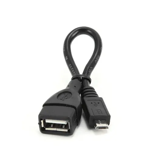 Кабель-переходник USB-microUSB, 0,15 м, AM-BM CABLEXPERT, для портативных устройств и периферии, A-OTG-AFBM-001, фото 1
