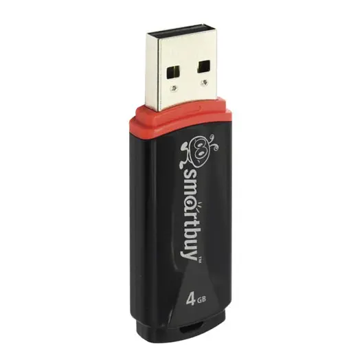 Флэш-диск 4 GB, SMARTBUY Crown, USB 2.0, черный, SB4GBCRW-K, фото 2