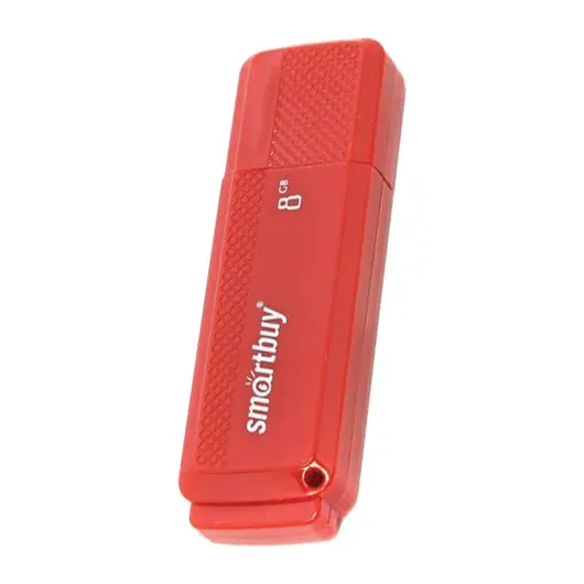 Флэш-диск 8 GB, SMARTBUY Dock, USB 2.0, красный, SB8GBDK-R, фото 1