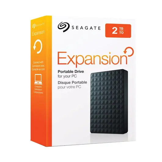 Диск жесткий внешний HDD SEAGATE Expansion 2 ТВ, 2,5&quot;, USB 3,0, черный, STEA2000400, фото 5