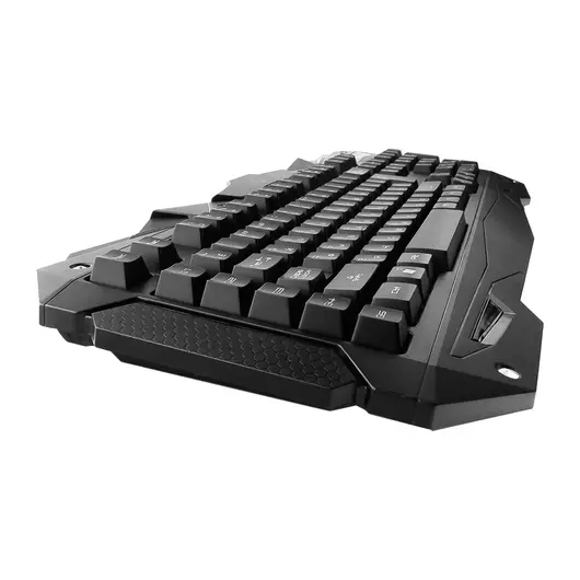 Клавиатура проводная игровая GEMBIRD KB-G200L, USB, подсветка 7 цветов, черная, фото 9