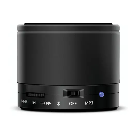 Колонка портативная SVEN PS-45BL, 1.0, 3 Вт, Bluetooth, FM-тюнер, microSD, MP3-плеер, черная, SV-014605, фото 2