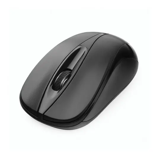 Набор беспроводной GEMBIRD KBS-8002, клавиатура, мышь 2 кнопки + 1 колесо-кнопка, черный, фото 3
