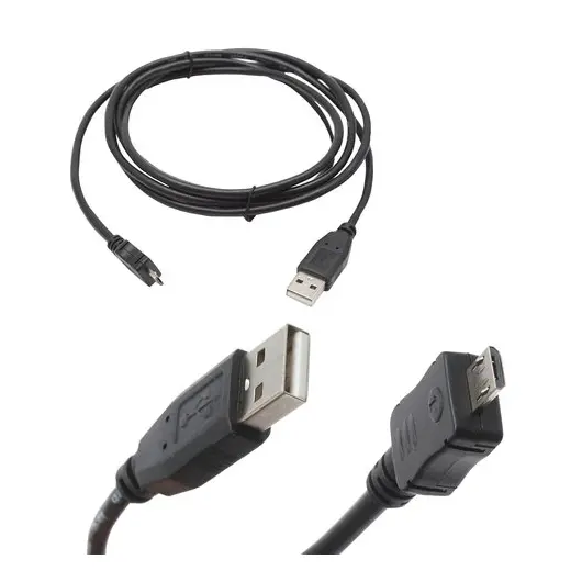 Кабель USB-microUSB 2.0, 1,8 м SVEN, для подключения портативных устройств и периферии, черный, SV-004606, фото 1