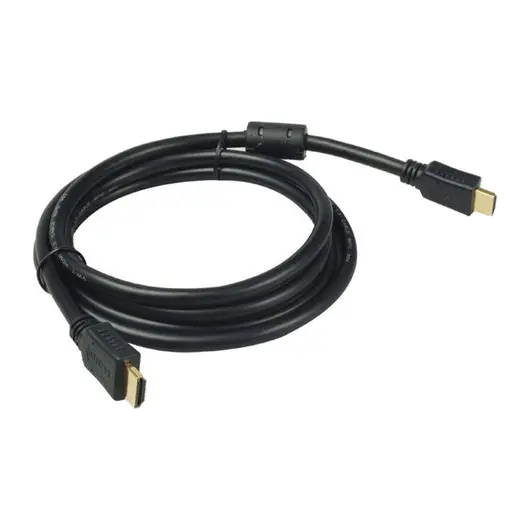 Кабель HDMI, 1,8 м SVEN v.1.4, 19M-19M, для передачи цифрового аудио-видео, SV-015473, фото 1