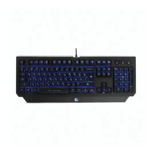 Клавиатура проводная игровая GEMBIRD KB-G300L, USB, 104 клавиши, с подсветкой, черная, фото 6