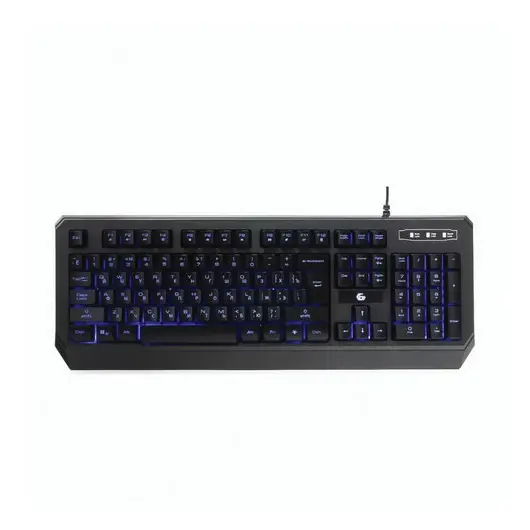 Клавиатура проводная игровая GEMBIRD KB-G20L, USB, 104 клавиши, с подсветкой, черная, фото 2