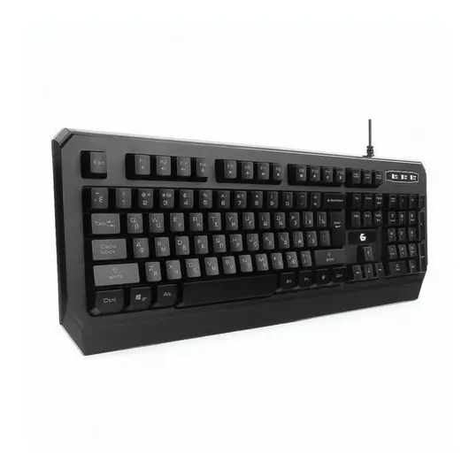 Клавиатура проводная игровая GEMBIRD KB-G20L, USB, 104 клавиши, с подсветкой, черная, фото 4