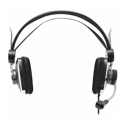 Наушники с микрофоном (гарнитура) SVEN AP-600, проводные, 2,2 м, с оголовьем, черные, SV-0410600, фото 3