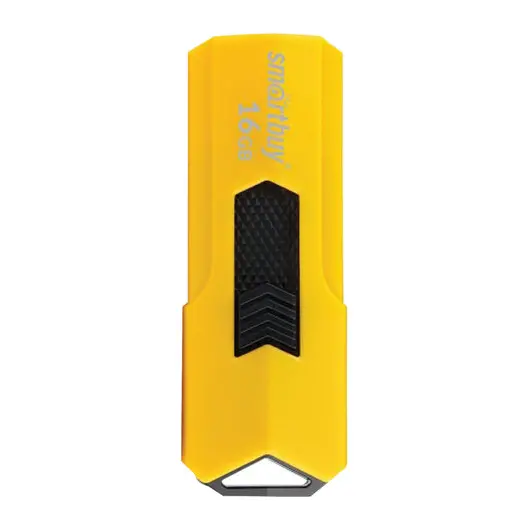 Флэш-диск 16 GB SMARTBUY Stream USB 2.0, желтый, SB16GBST-Y, фото 1