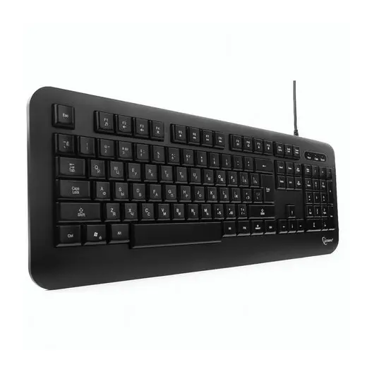 Клавиатура проводная с подсветкой клавиш GEMBIRD KB-230L, USB, 104 клавиши, с подсветкой, черная, фото 6