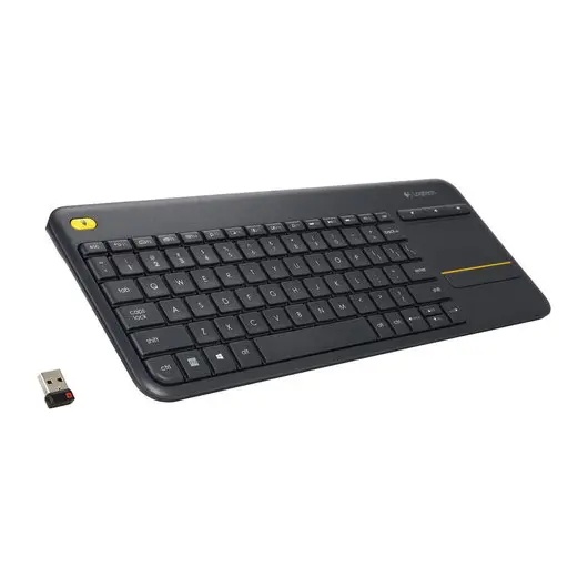 Клавиатура беспроводная LOGITECH K400, 85 клавиш, USB, чёрная, 920-007147, фото 3