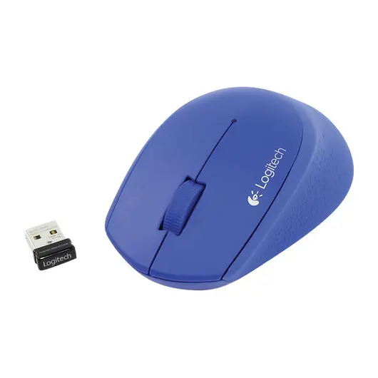 Мышь беспроводная LOGITECH M280, 1000dpi, USB, синяя, 910-004294/910-004290, фото 2