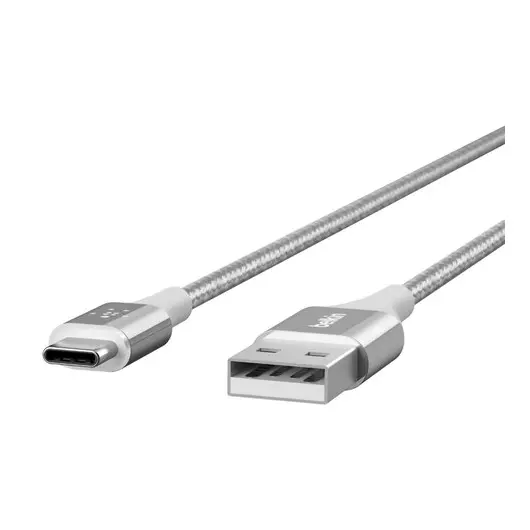Кабель Type-C-USB 2.0 1,2 м BELKIN, для подключения портативных устройств и периферии, F2CU059bt04-SLV, фото 3