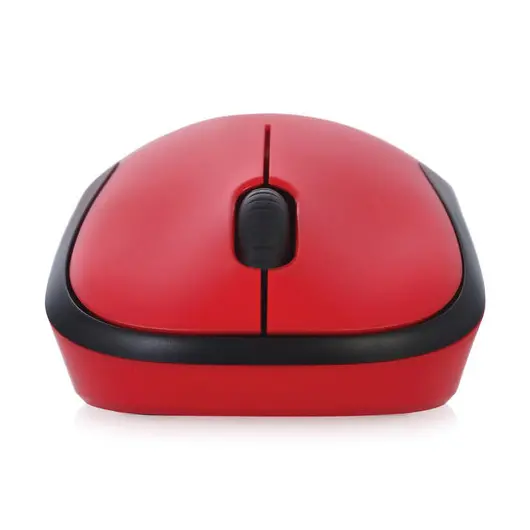 Мышь беспроводная LOGITECH M220, 2 кнопки+1 колесо-кнопка, оптическая, красно-чёрная, 910-004880, фото 6