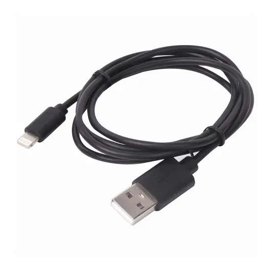 Кабель USB2.0-Lightning, 1м, SONNEN Economy, медь, для передачи данных и зарядки  Iphon/Ipad, 513116, фото 1