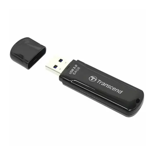 Флэш-диск 64 GB TRANSCEND Jetflash 700 USB 3.0, черный, TS64GJF700, фото 2