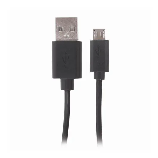Кабель USB2.0-micro USB, 1м, SONNEN Economy, медь, для передачи данных и зарядки, черный, 513115, фото 2