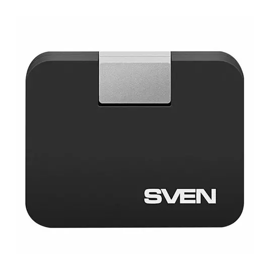 Хаб SVEN HB-677, USB 2.0, 4 порта, порт для питания, черный, SV-017347, фото 1