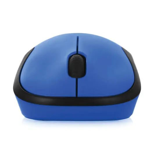 Мышь беспроводная LOGITECH M220, 2 кнопки + 1 колесо-кнопка, оптическая, сине-чёрная, 910-004879, фото 6