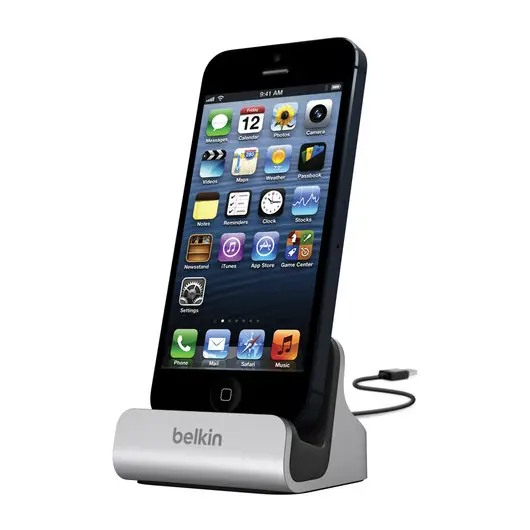 Док-станция BELKIN для iPhone 5-XR Charge 1,22 м, серая, F8J045bt, фото 2