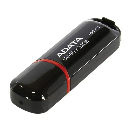 Флэш-диск 32 GB A-DATA UV150 USB 3.0, черный, AUV150-32G-RBK, фото 2