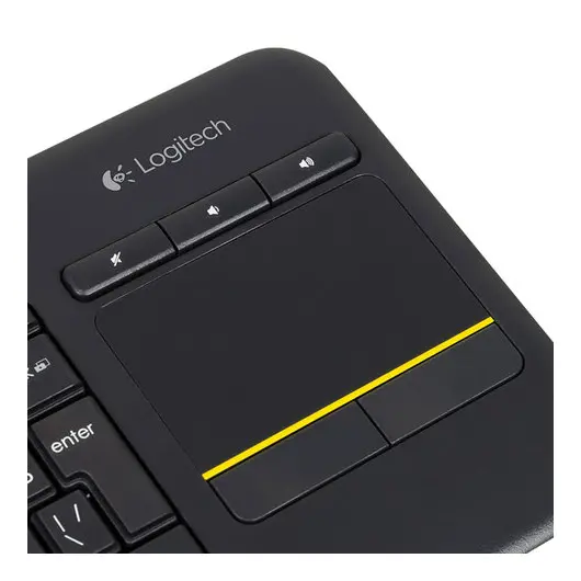 Клавиатура беспроводная LOGITECH K400, 85 клавиш, USB, чёрная, 920-007147, фото 5