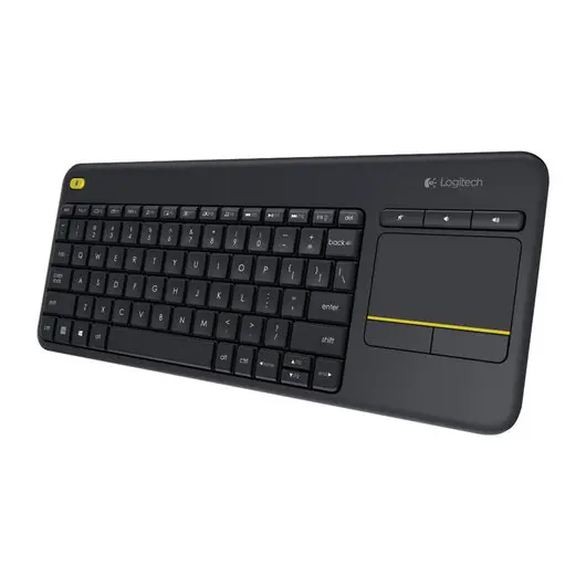 Клавиатура беспроводная LOGITECH K400, 85 клавиш, USB, чёрная, 920-007147, фото 1