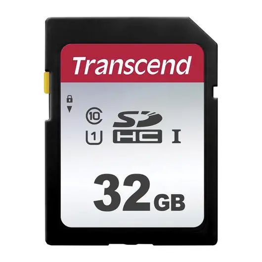 Карта памяти SDHC 32 GB TRANSCEND UHS-I U3, V30, 95 Мб/сек (class 10), TS32GSDC300S, фото 1