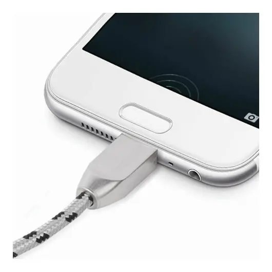 Кабель USB 3.0-Type-C, 1м, SONNEN Premium, медь, передача данных и быстрая зарядка, 513127, фото 7