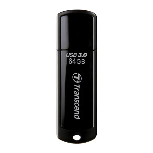 Флэш-диск 64 GB TRANSCEND Jetflash 700 USB 3.0, черный, TS64GJF700, фото 1