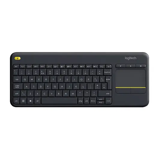 Клавиатура беспроводная LOGITECH K400, 85 клавиш, USB, чёрная, 920-007147, фото 2