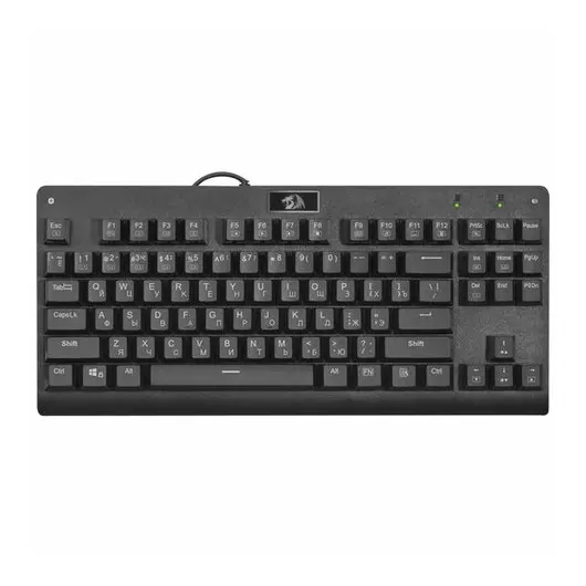 Клавиатура проводная REDRAGON Dark Avenger, USB, 87 клавиш, с подсветкой, черная, 750, 75087, фото 1