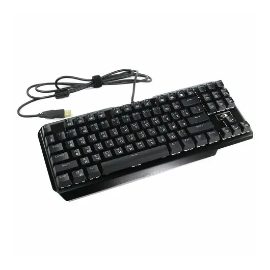 Клавиатура проводная REDRAGON Usas, USB, 87 клавиш, с подсветкой, черная, 74674, фото 7