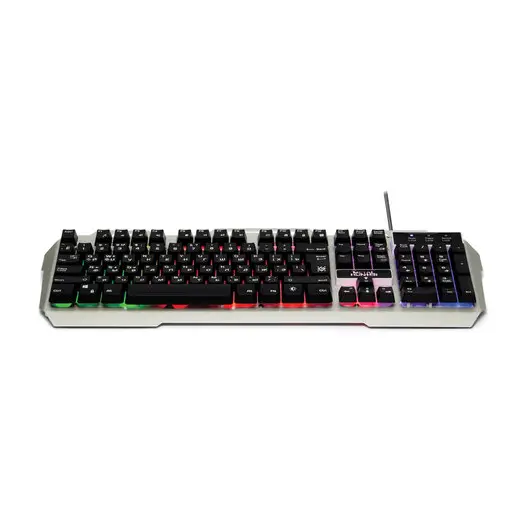 Клавиатура проводная игровая DEFENDER Metal Hunter GK-140L, USB, 104 клавиши, с подсветкой, белая, 45140, фото 3