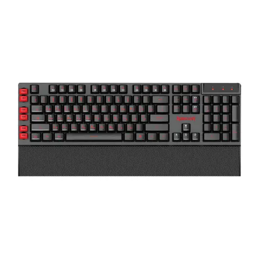 Клавиатура проводная игровая REDRAGON Yaksa, USB, 104 клавиши, с подсветкой, черная, 70391, фото 1