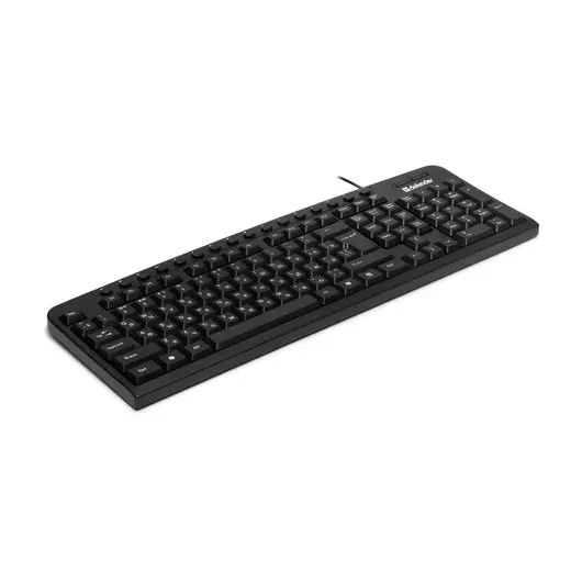 Клавиатура проводная DEFENDER Focus HB-470, USB, 104 клавиши+19 доп. клавиш, черная, 45470, фото 4