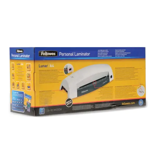 Ламинатор FELLOWES LUNAR, формат A4, толщина пленки 1 сторона 75-80 мкм, скорость - 30 см/минуту, FS-5715601, фото 4