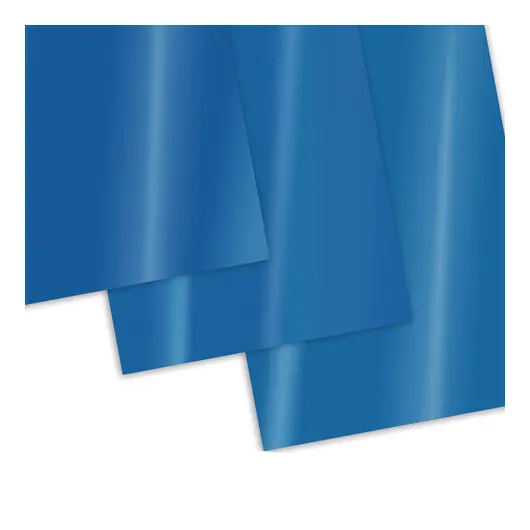 Обложки картонные для переплета, А4, КОМПЛЕКТ 100 шт., глянцевые, 250 г/м2, синие, BRAUBERG, 530955, фото 3