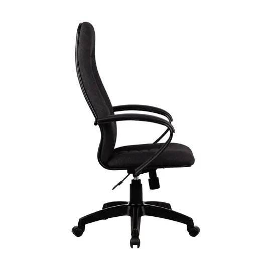 Кресло офисное МЕТТА &quot;BP-2PL&quot;, ткань, темно-серое, фото 2