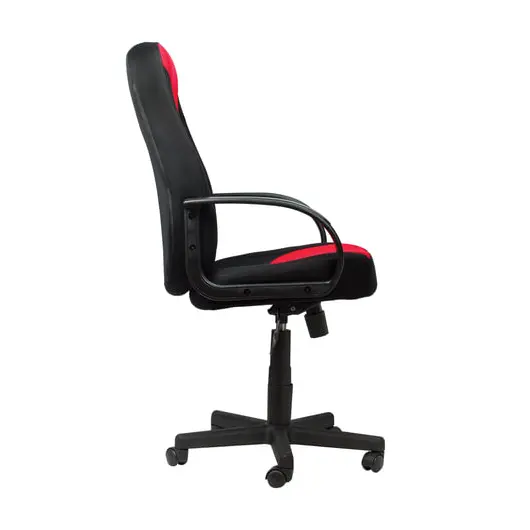 Кресло офисное BRABIX &quot;City EX-512&quot;, ткань черная/красная, TW, 531408, фото 2