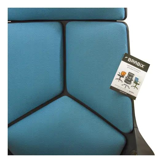 Кресло офисное BRABIX PREMIUM &quot;Prime EX-515&quot;, ткань, голубое, 531568, фото 6