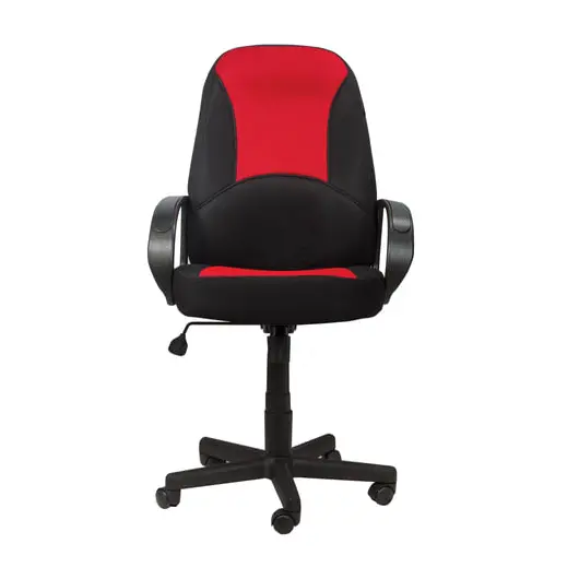 Кресло офисное BRABIX &quot;City EX-512&quot;, ткань черная/красная, TW, 531408, фото 4