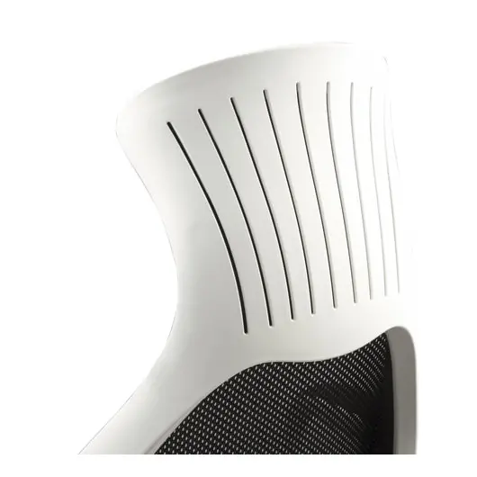 Кресло офисное BRABIX PREMIUM &quot;Genesis EX-517&quot;, пластик белый, ткань/экокожа/сетка черная, 531573, фото 8