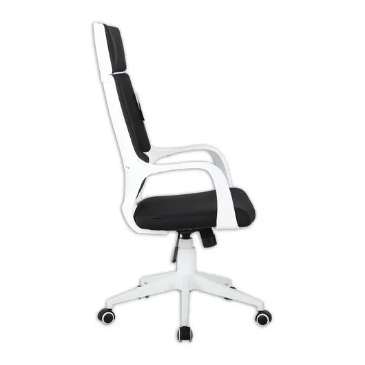 Кресло офисное BRABIX PREMIUM &quot;Prime EX-515&quot;, пластик белый, ткань, черное, 531812, фото 2